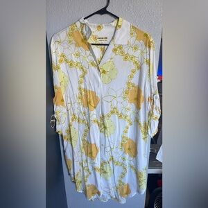 NWOT Paradise Now Vintage Plumeria Dress